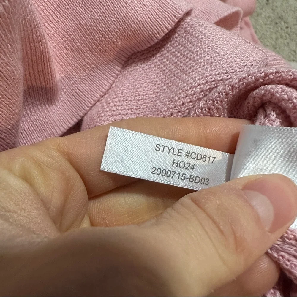 J crew iced quartz Cotton seed-stitch crewneck sweater